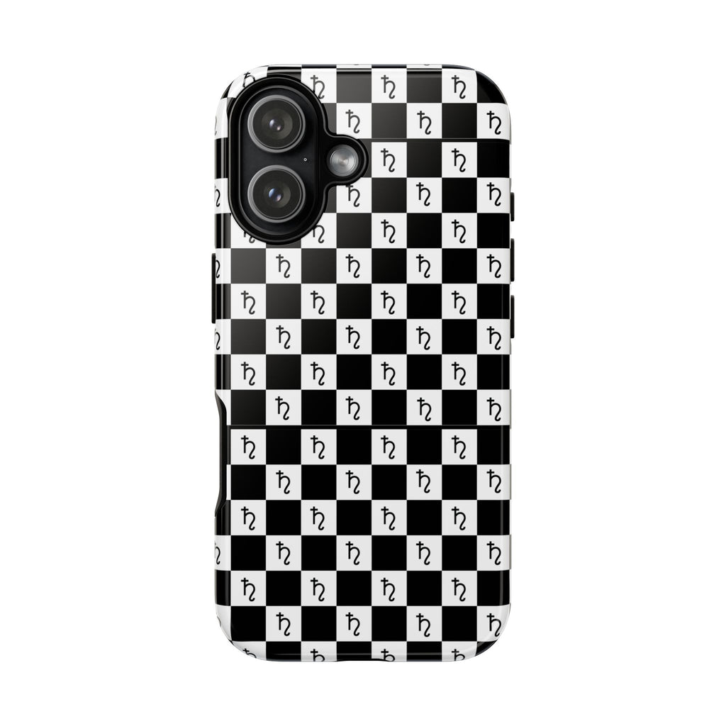 Saturn Phone Case - Checkerboard