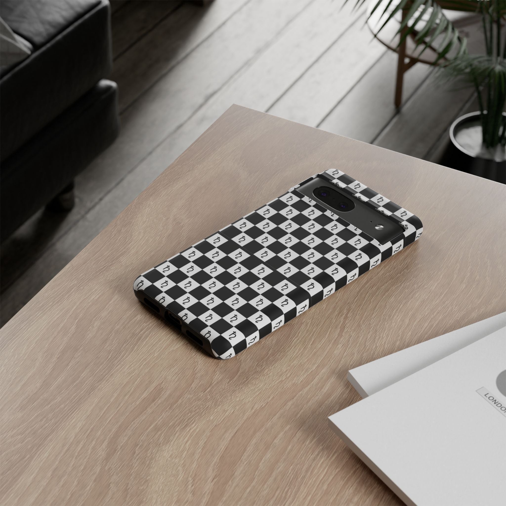Saturn Phone Case - Checkerboard