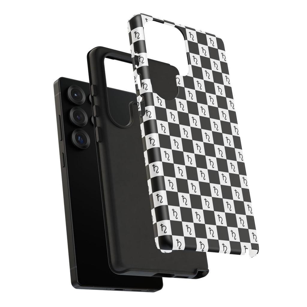 Saturn Phone Case - Checkerboard