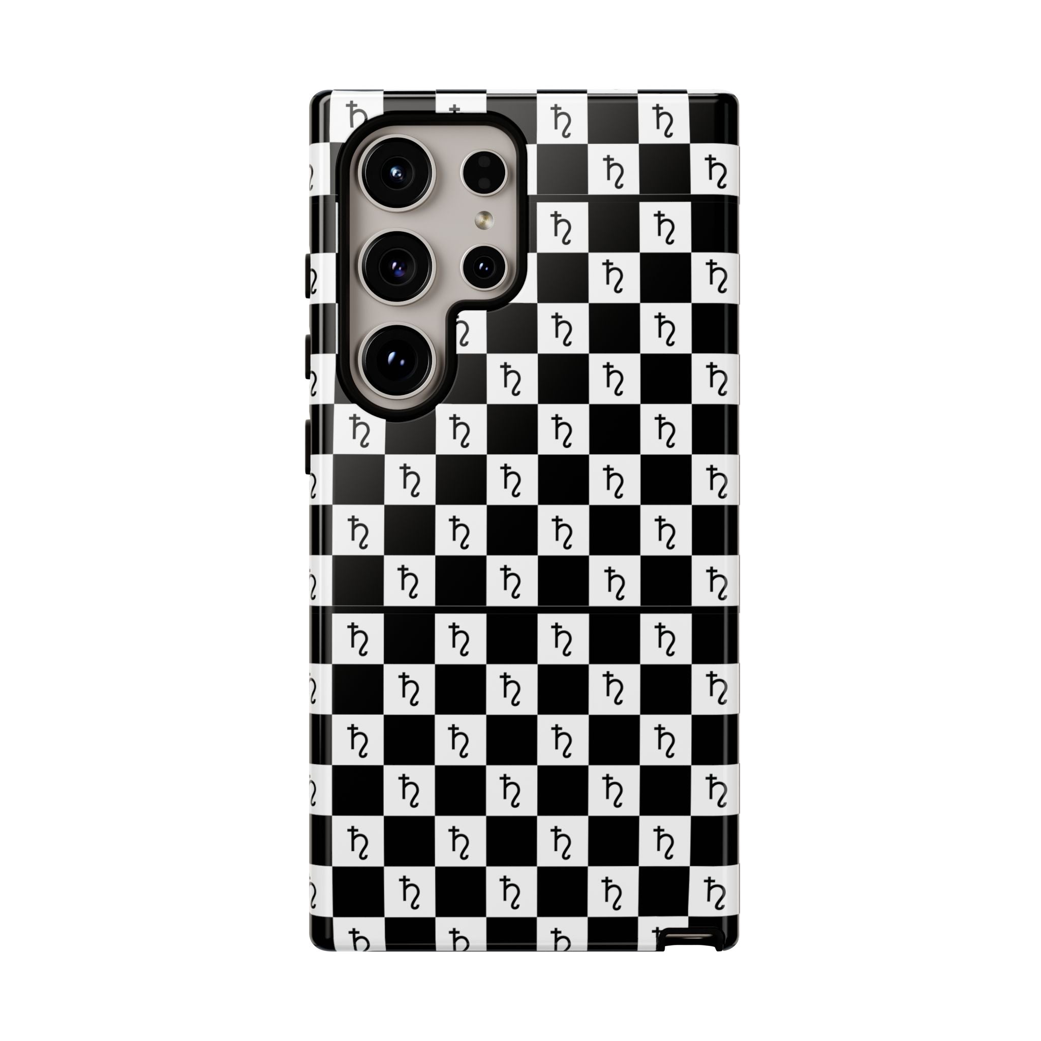 Saturn Phone Case - Checkerboard