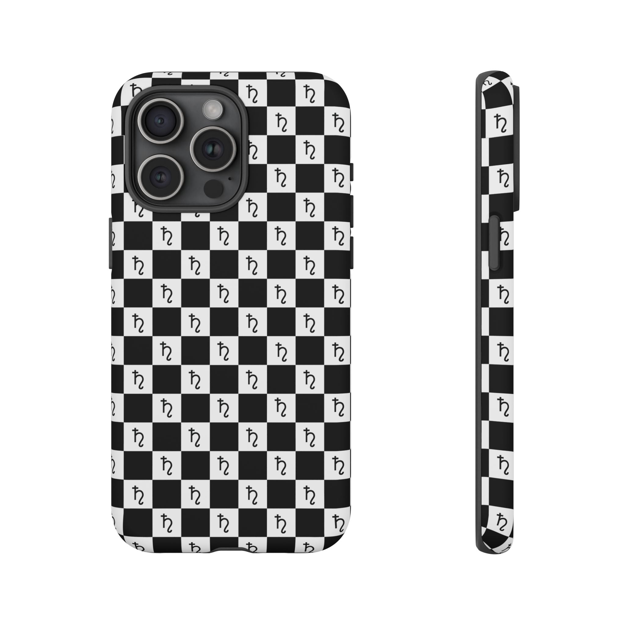 Saturn Phone Case - Checkerboard