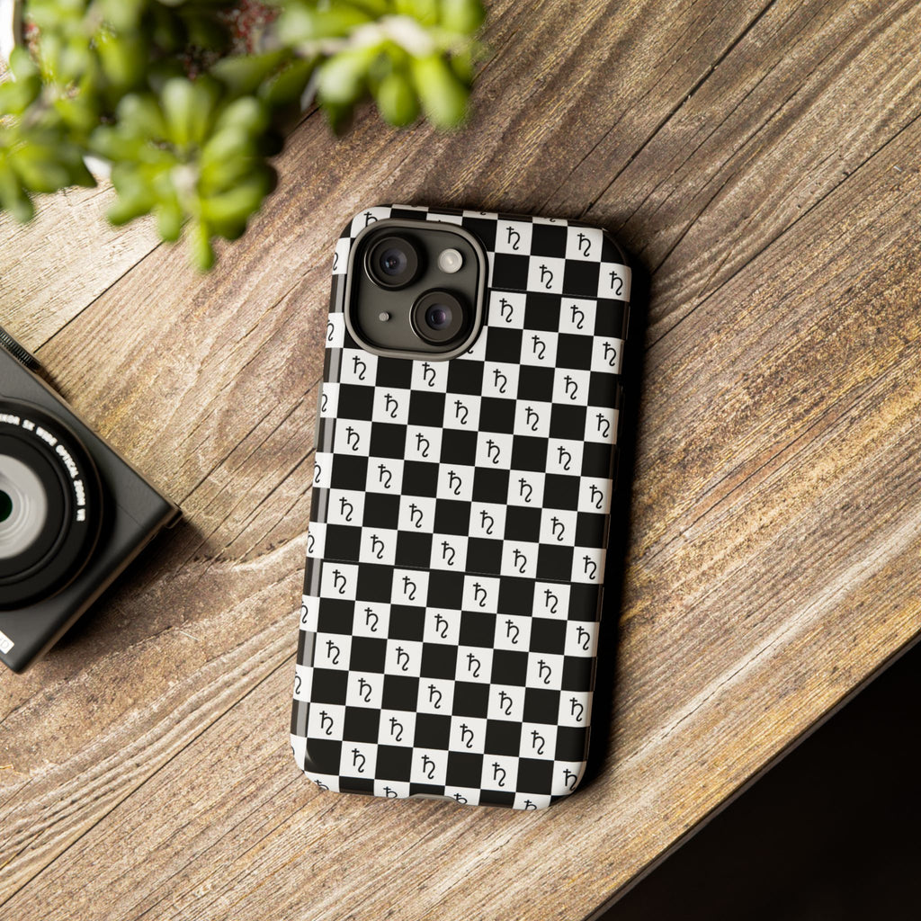 Saturn Phone Case - Checkerboard