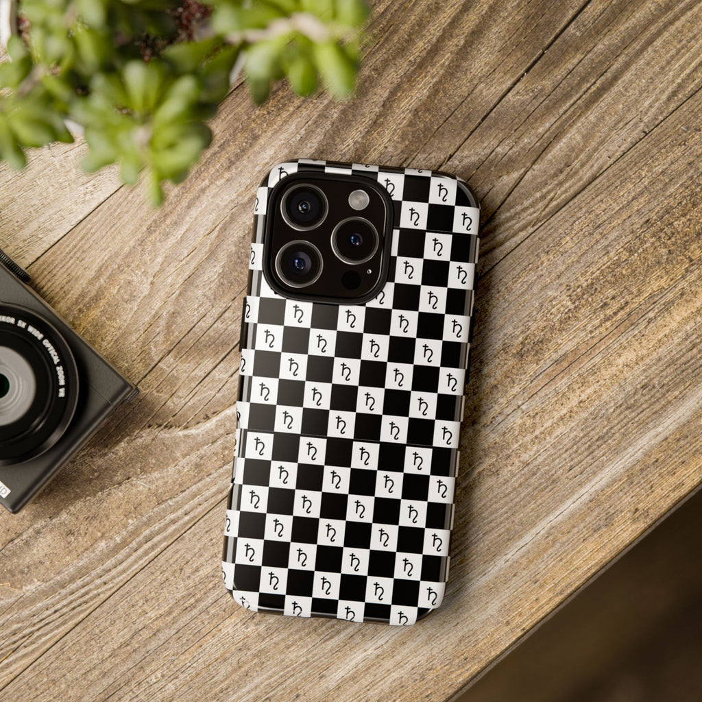Saturn Phone Case - Checkerboard