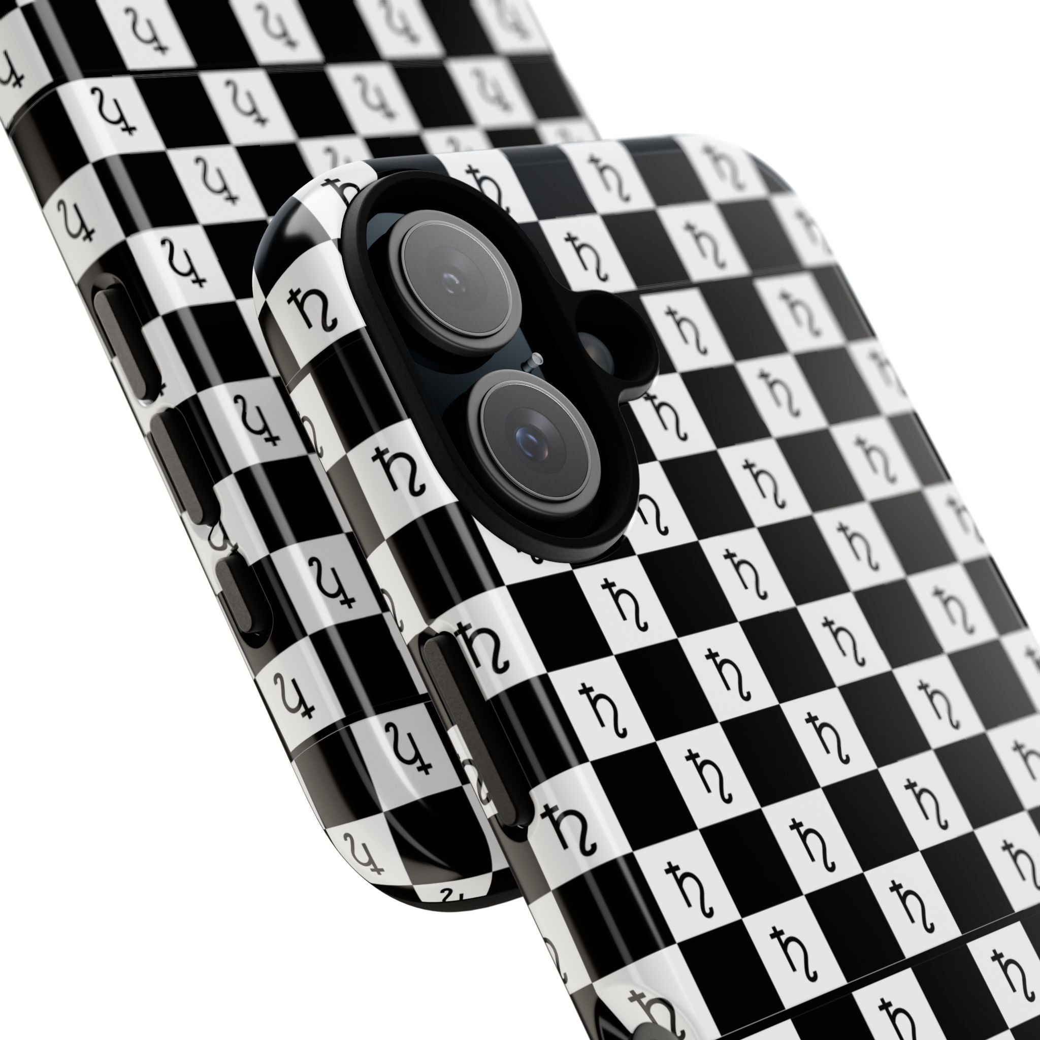 Saturn Phone Case - Checkerboard