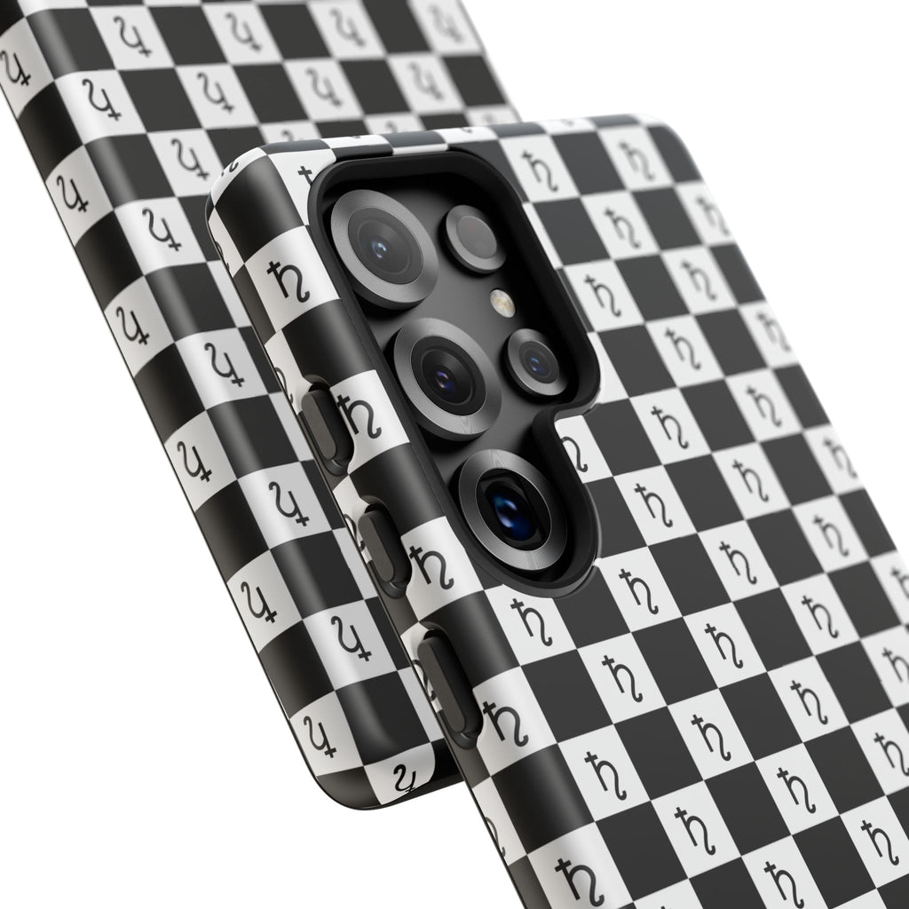 Saturn Phone Case - Checkerboard
