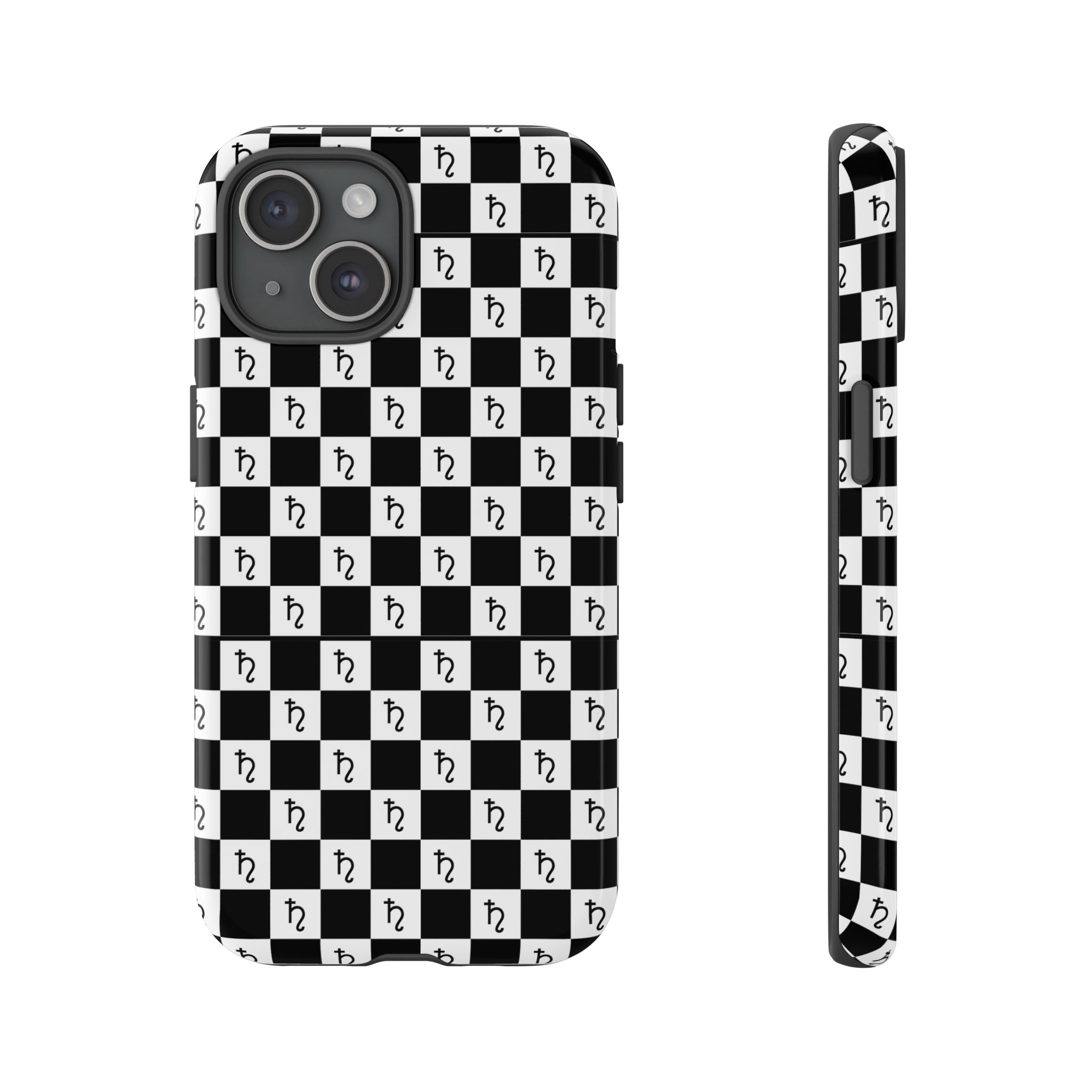 Saturn Phone Case - Checkerboard