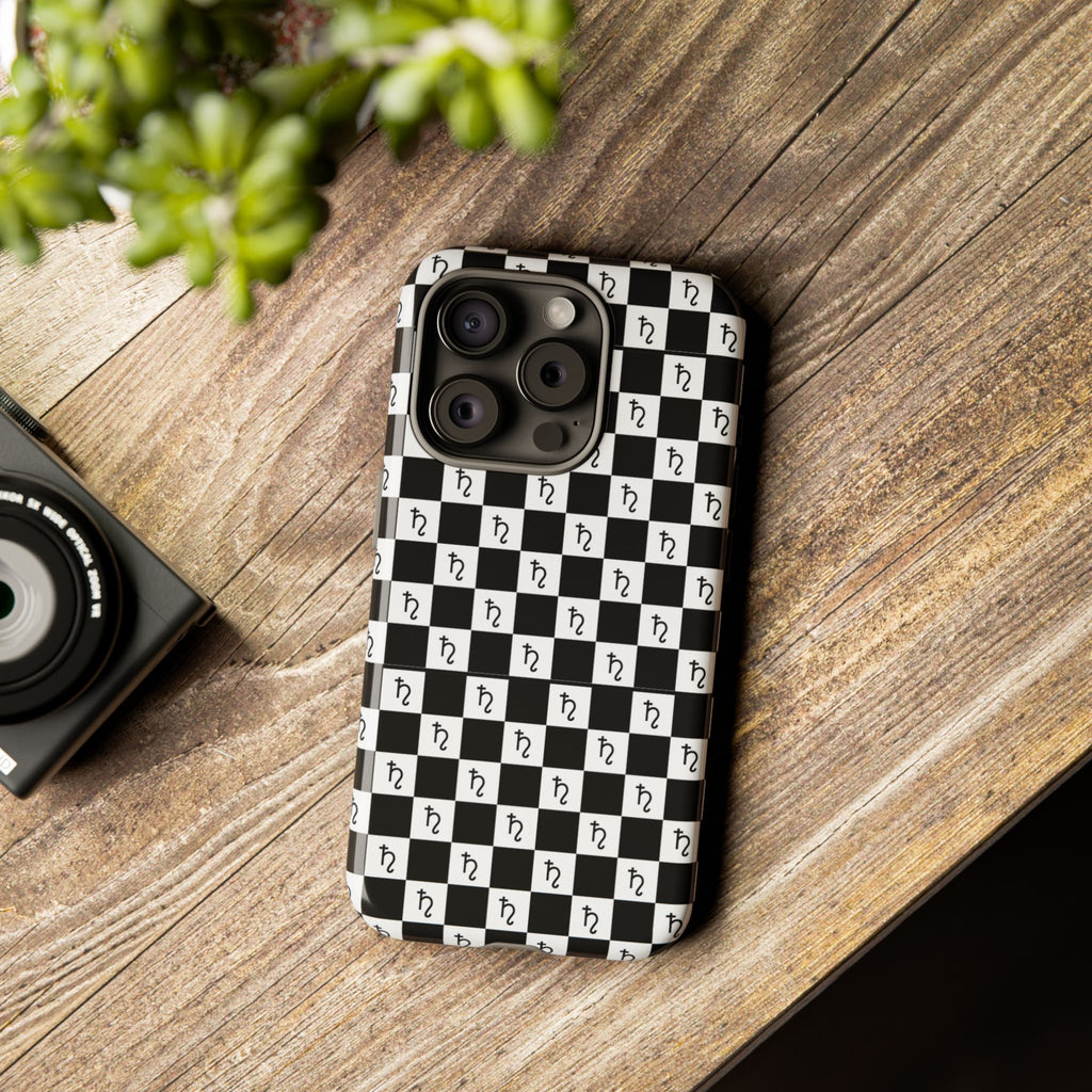 Saturn Phone Case - Checkerboard