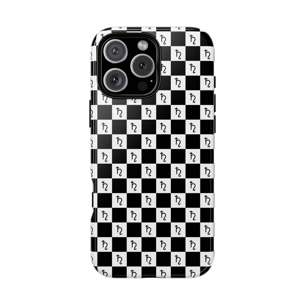 Saturn Phone Case - Checkerboard