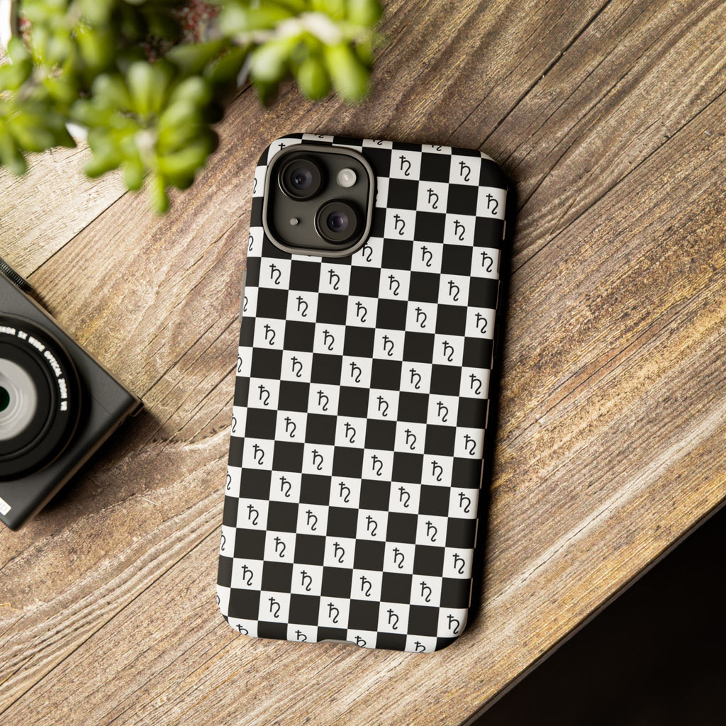 Saturn Phone Case - Checkerboard