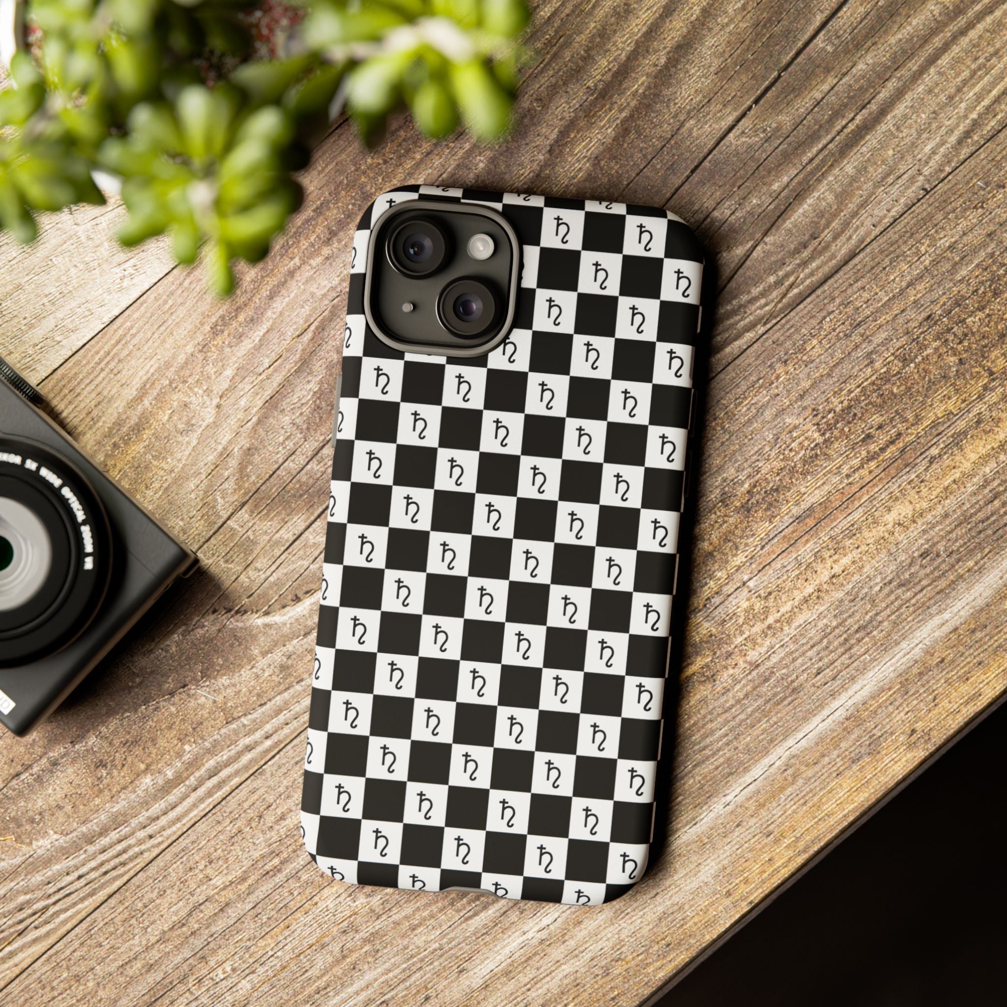 Saturn Phone Case - Checkerboard