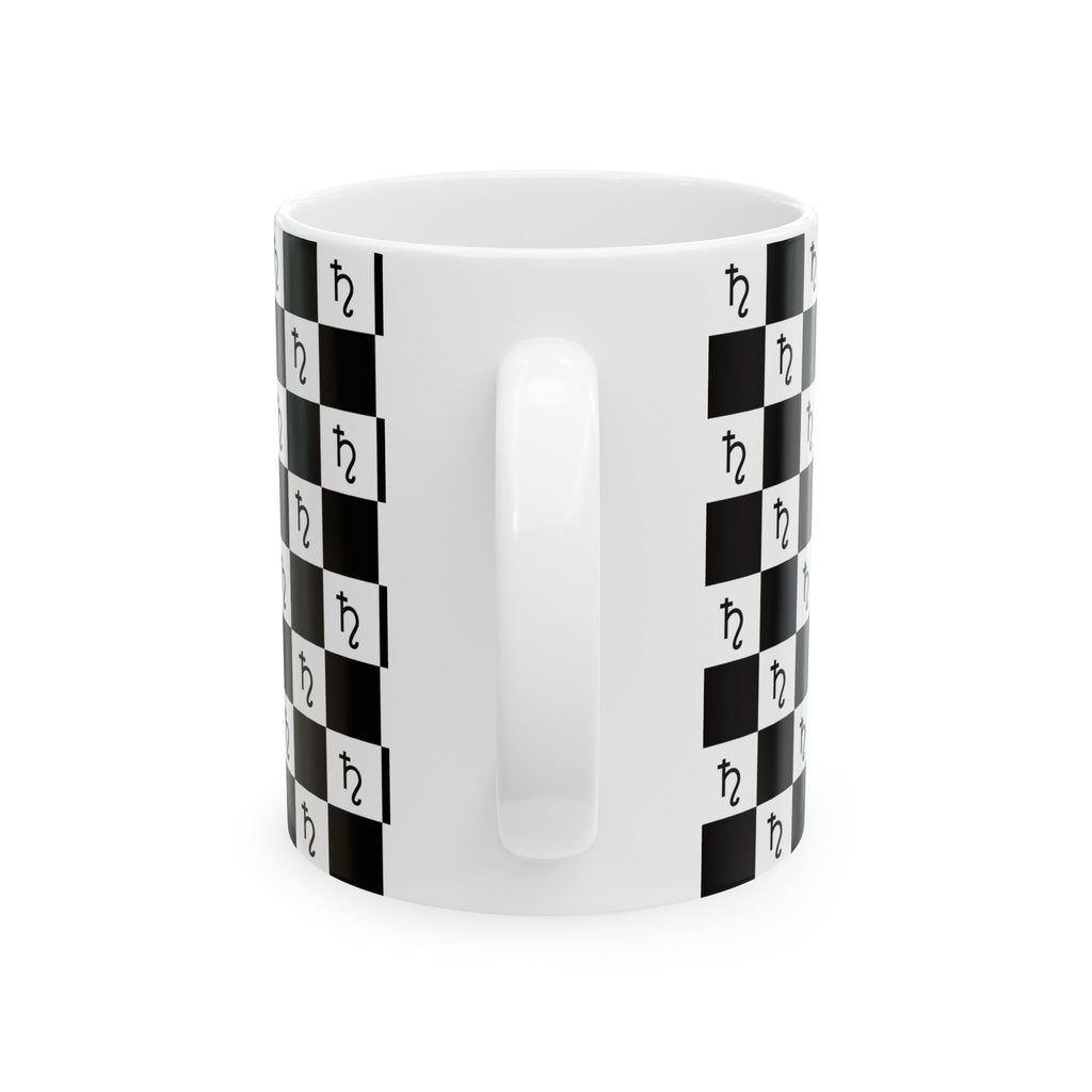 Saturn Mug - Checkerboard