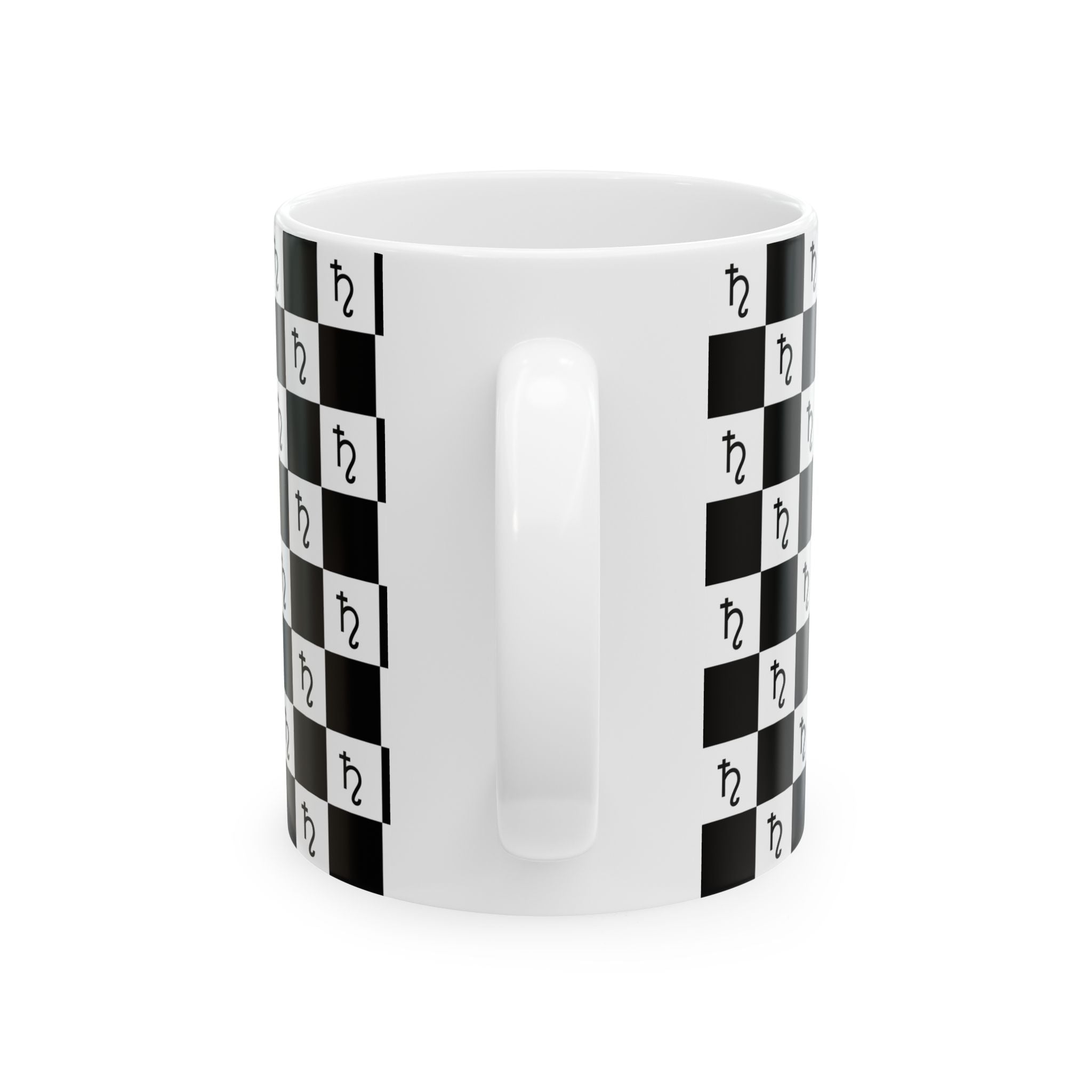 Saturn Mug - Checkerboard