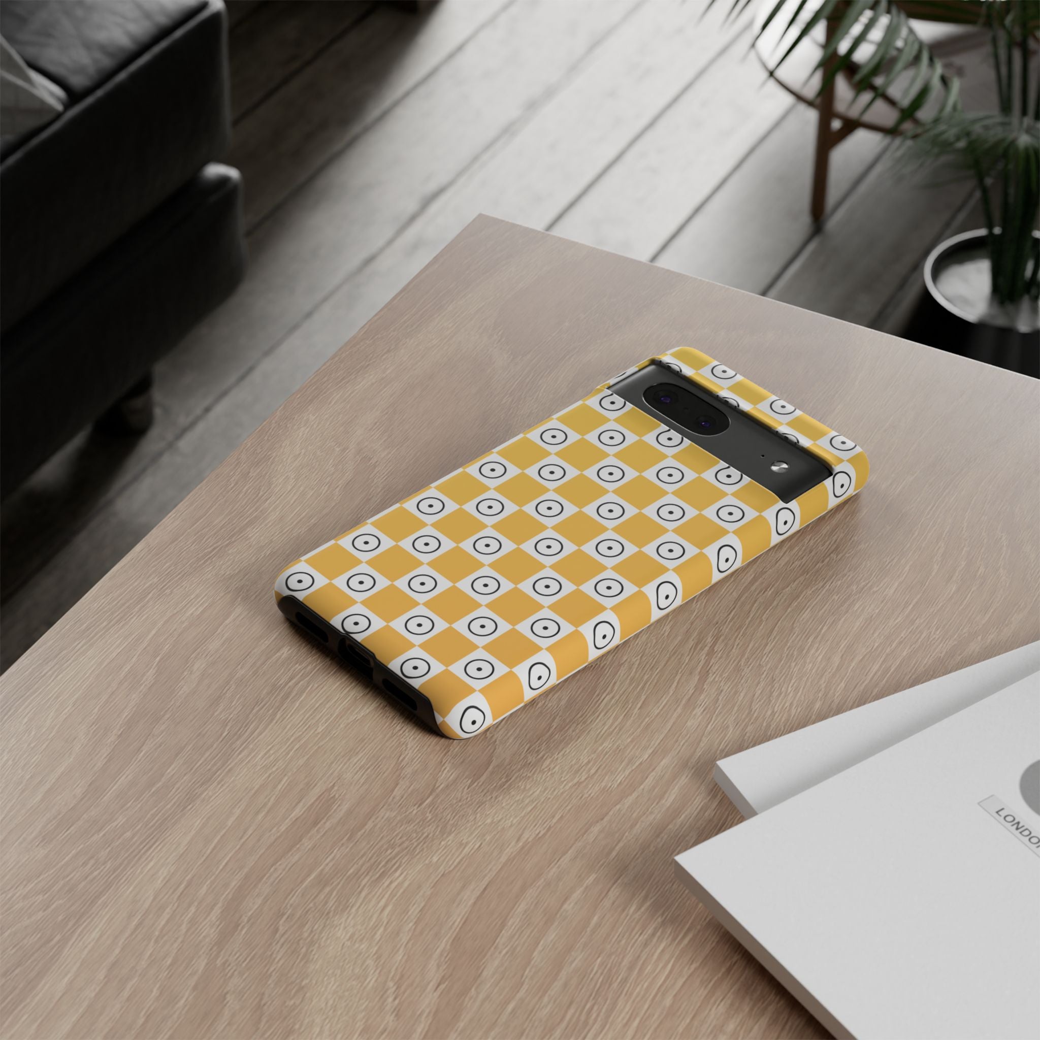 Sun Phone Case - Checker