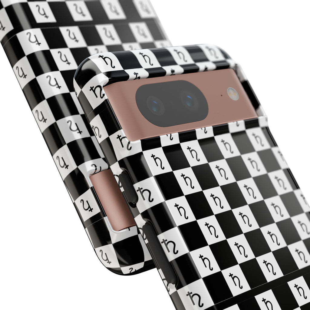 Saturn Phone Case - Checkerboard