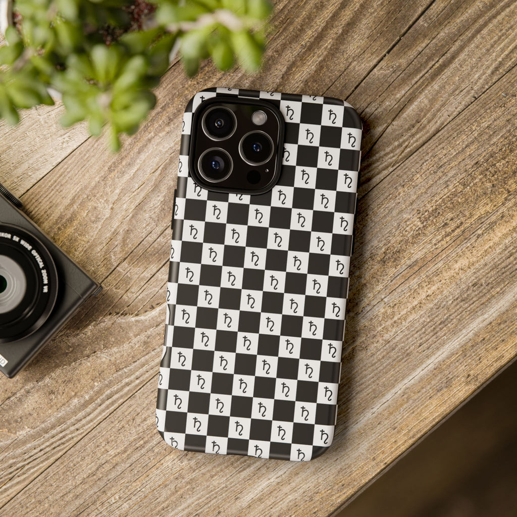 Saturn Phone Case - Checkerboard