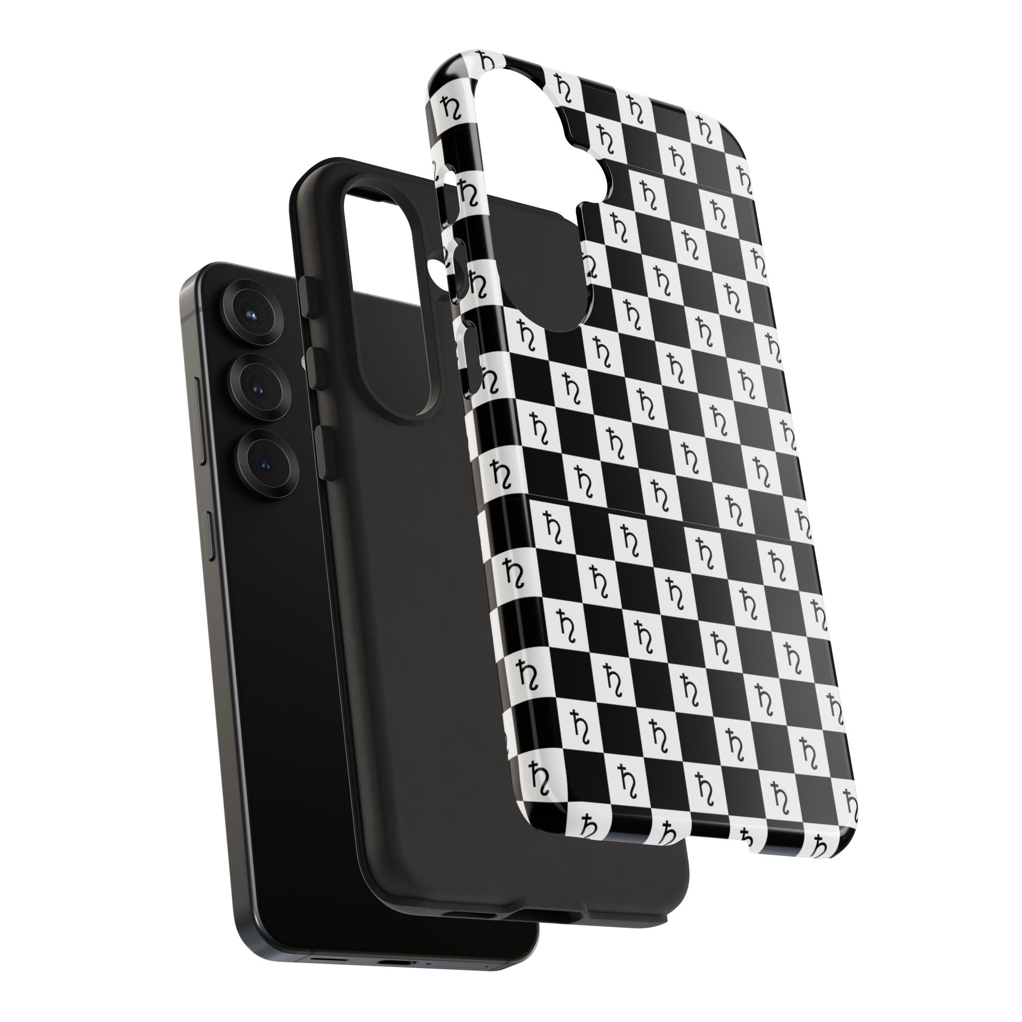 Saturn Phone Case - Checkerboard