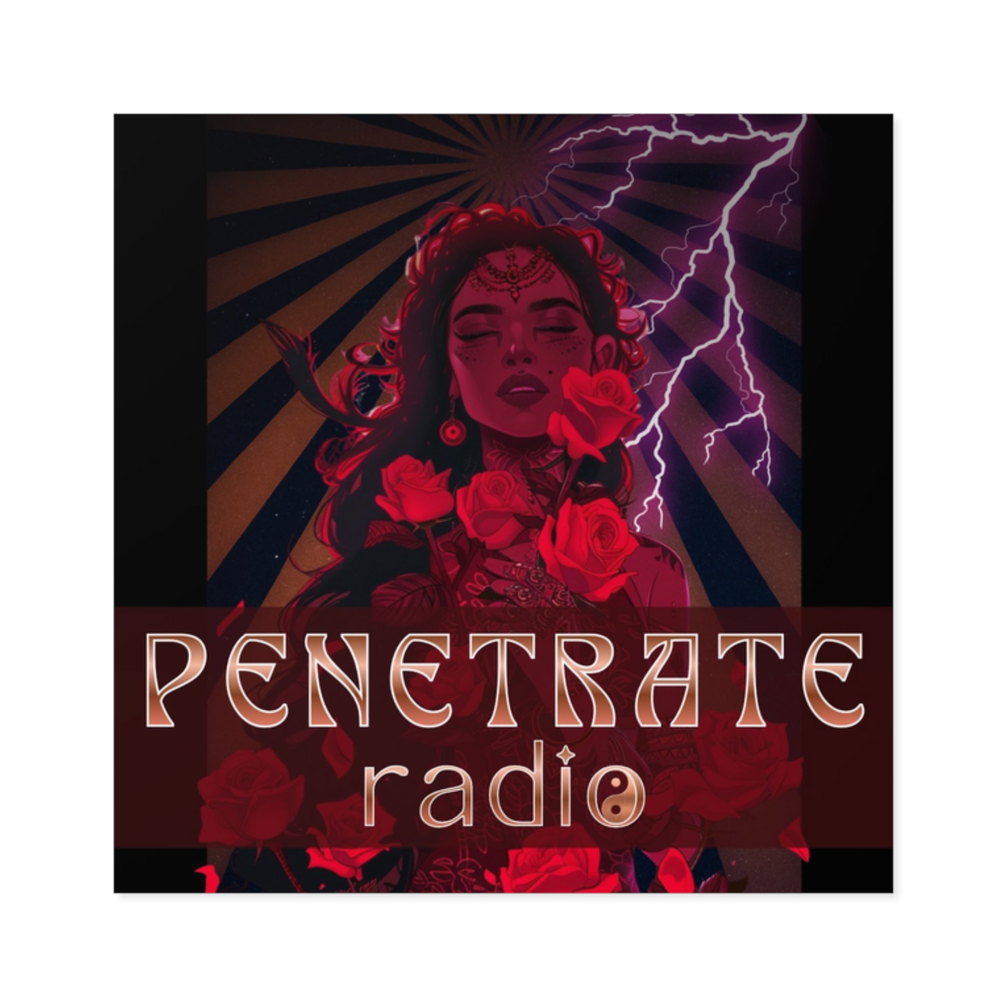 Penetrate Radio Sticker