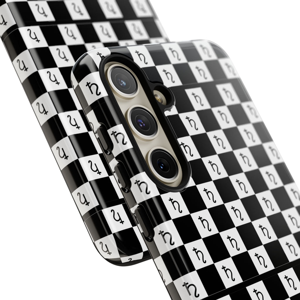 Saturn Phone Case - Checkerboard