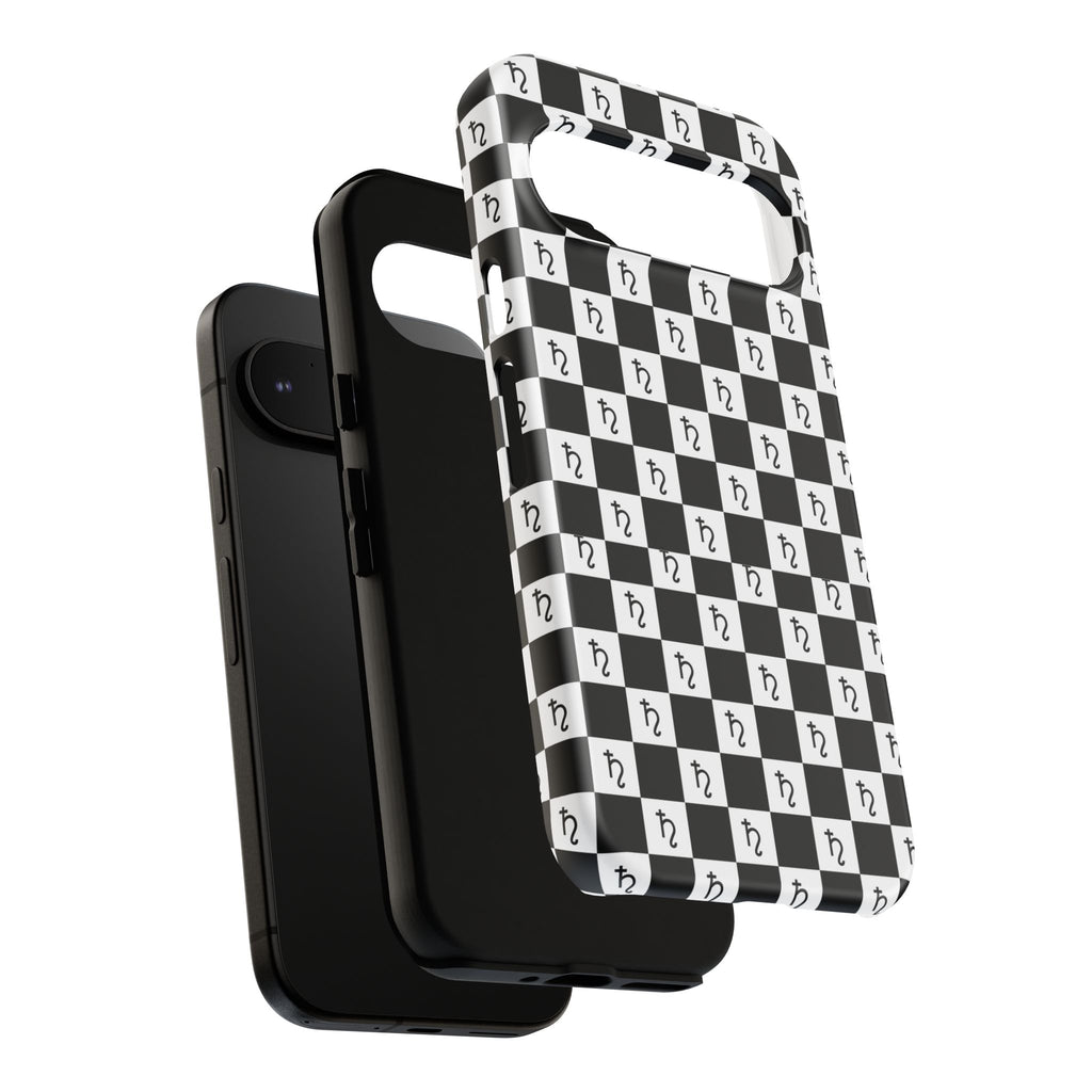 Saturn Phone Case - Checkerboard