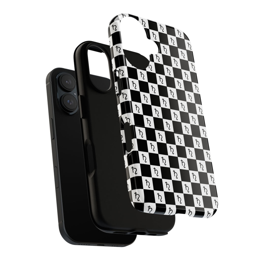 Saturn Phone Case - Checkerboard